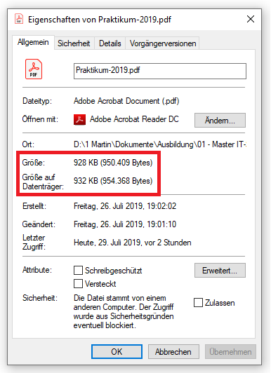 Datei:File-Slack Datei-Eigenschaften.png